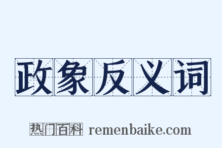 政象反义词是什么意思的图片